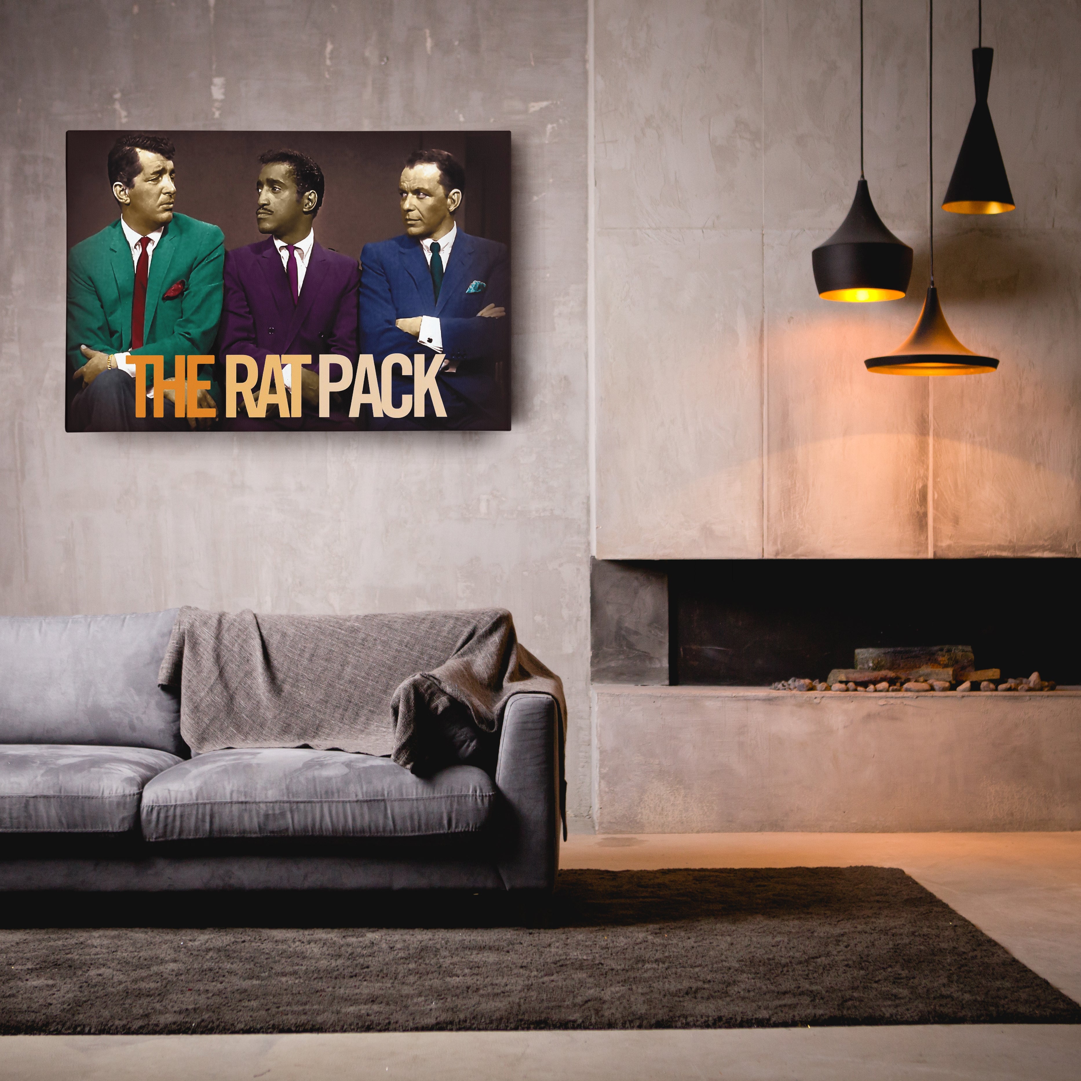 Rat Pack Canvas – Sinatra & Dean Classic Wall Art Decor