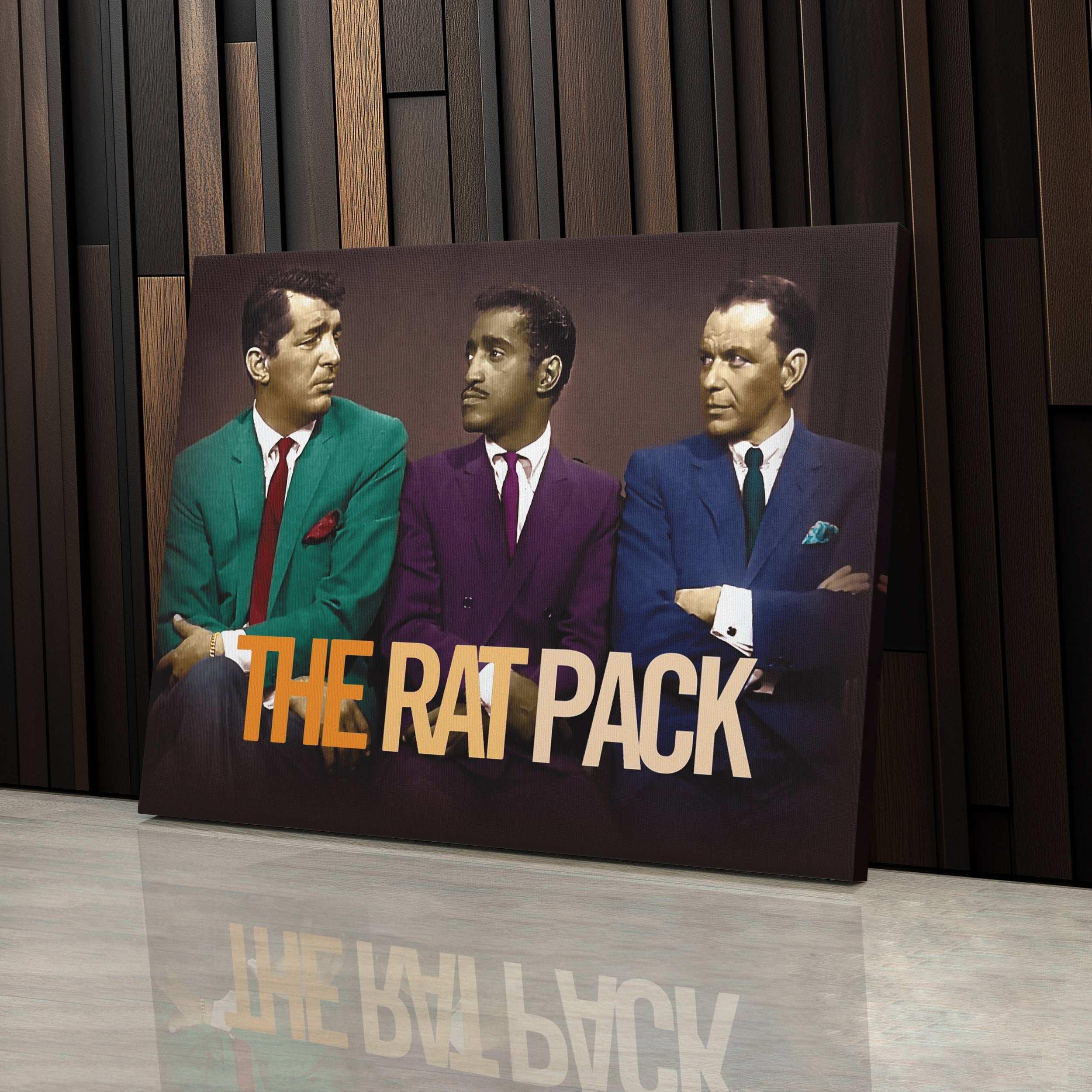 Rat Pack Canvas – Sinatra & Dean Classic Wall Art Decor