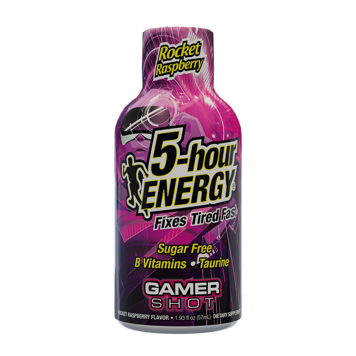 24 Pack 5-hour ENERGY Extra Strength Shots, Rocket Raspberry Flavor, 1.93 Fl Oz