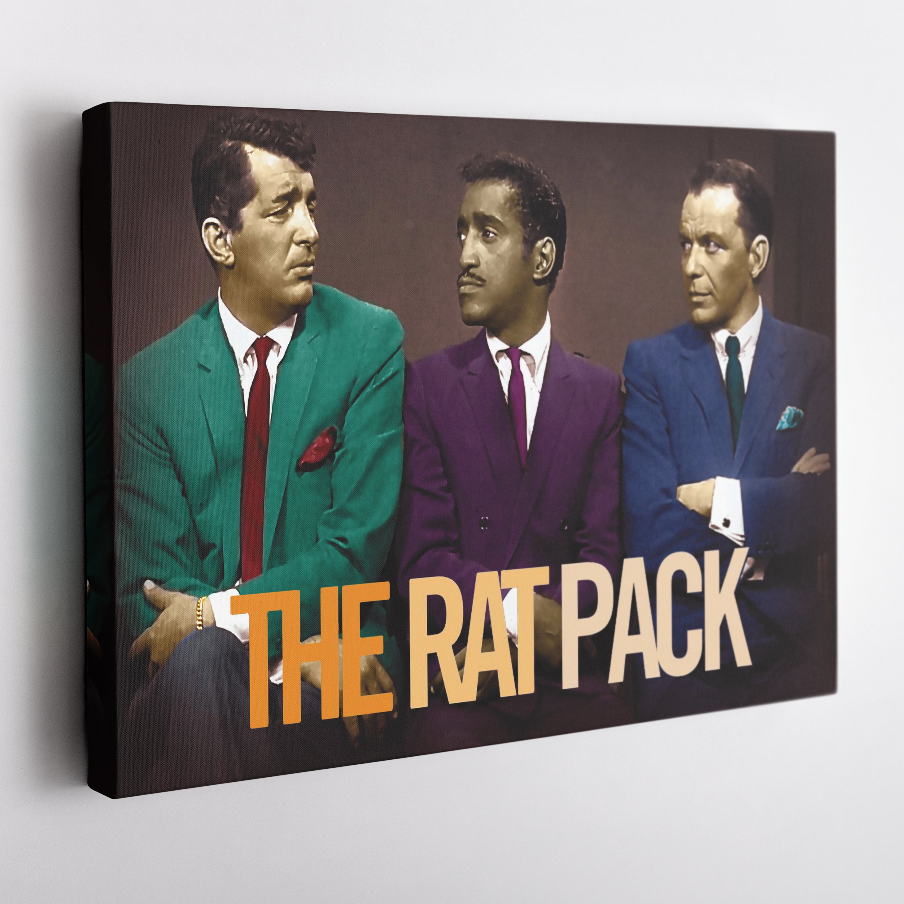 Rat Pack Canvas – Sinatra & Dean Classic Wall Art Decor