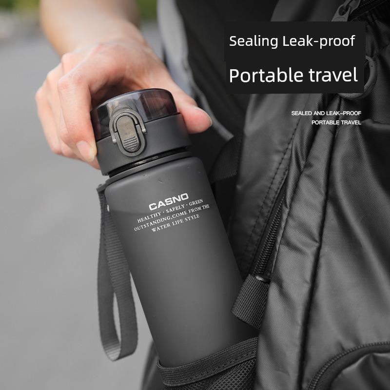 Casino Frosted Sports Water Cup Plastic Handy Cup Men and Women Creativity Portable Student Kettle with Lid Sports Bottle