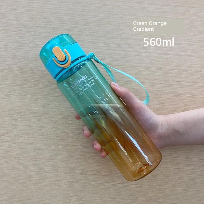 Casino Frosted Sports Water Cup Plastic Handy Cup Men and Women Creativity Portable Student Kettle with Lid Sports Bottle