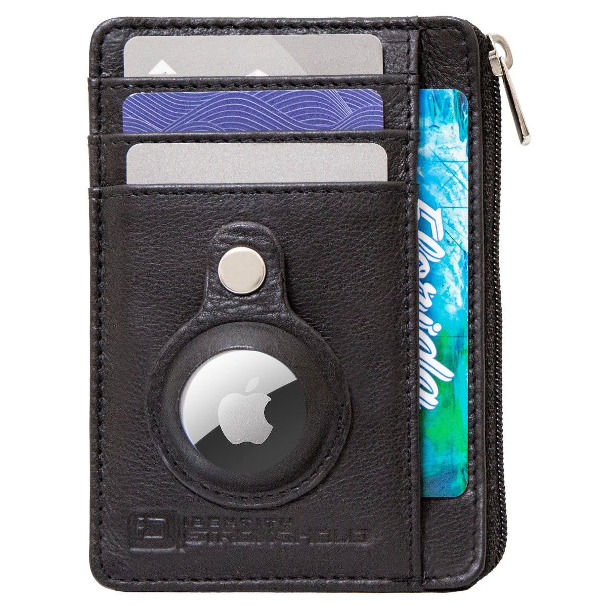 RFID Secure Slim Leather AirTag Wallet