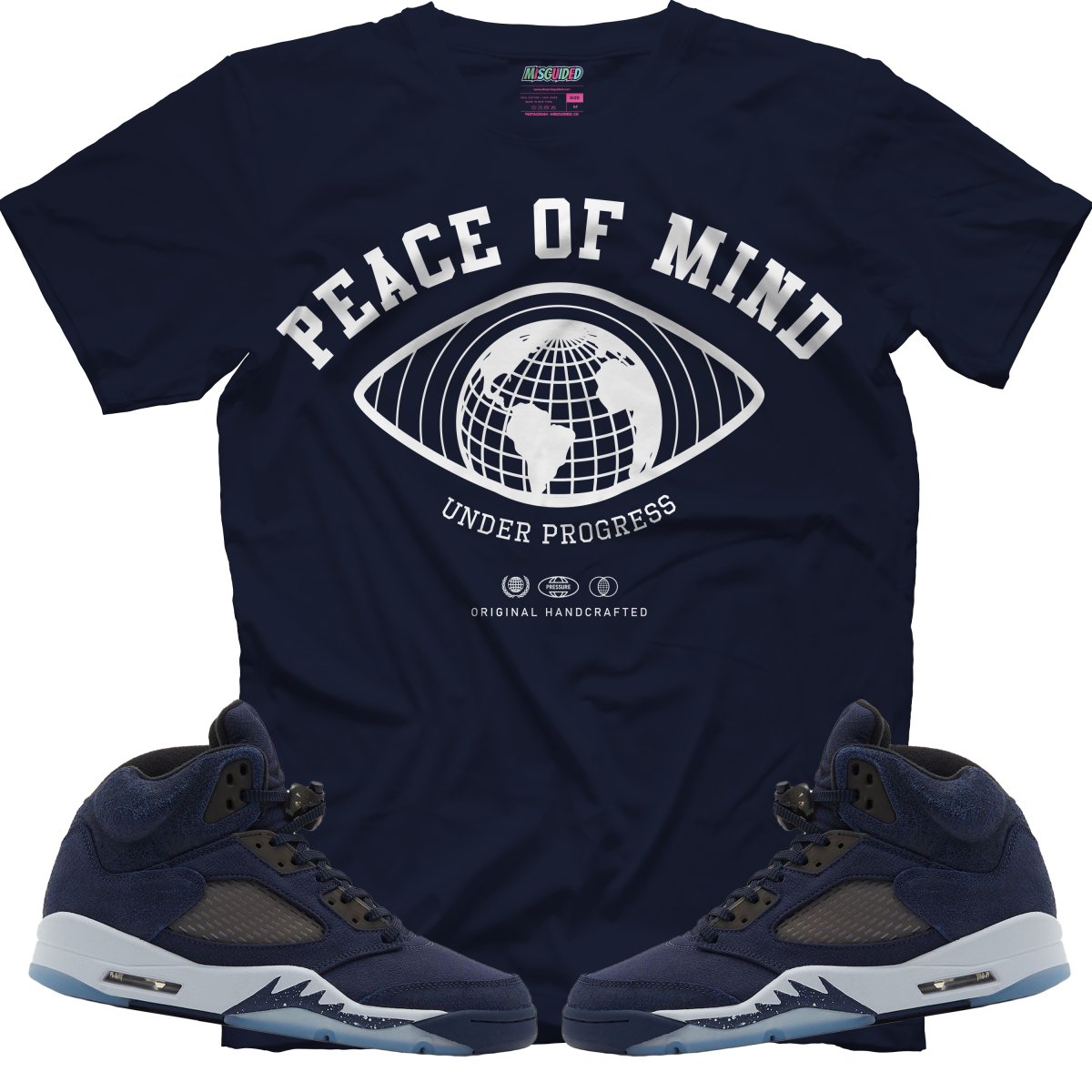 Peace Of Mind (Air Jordan 5 Midnight Navy) T-Shirt