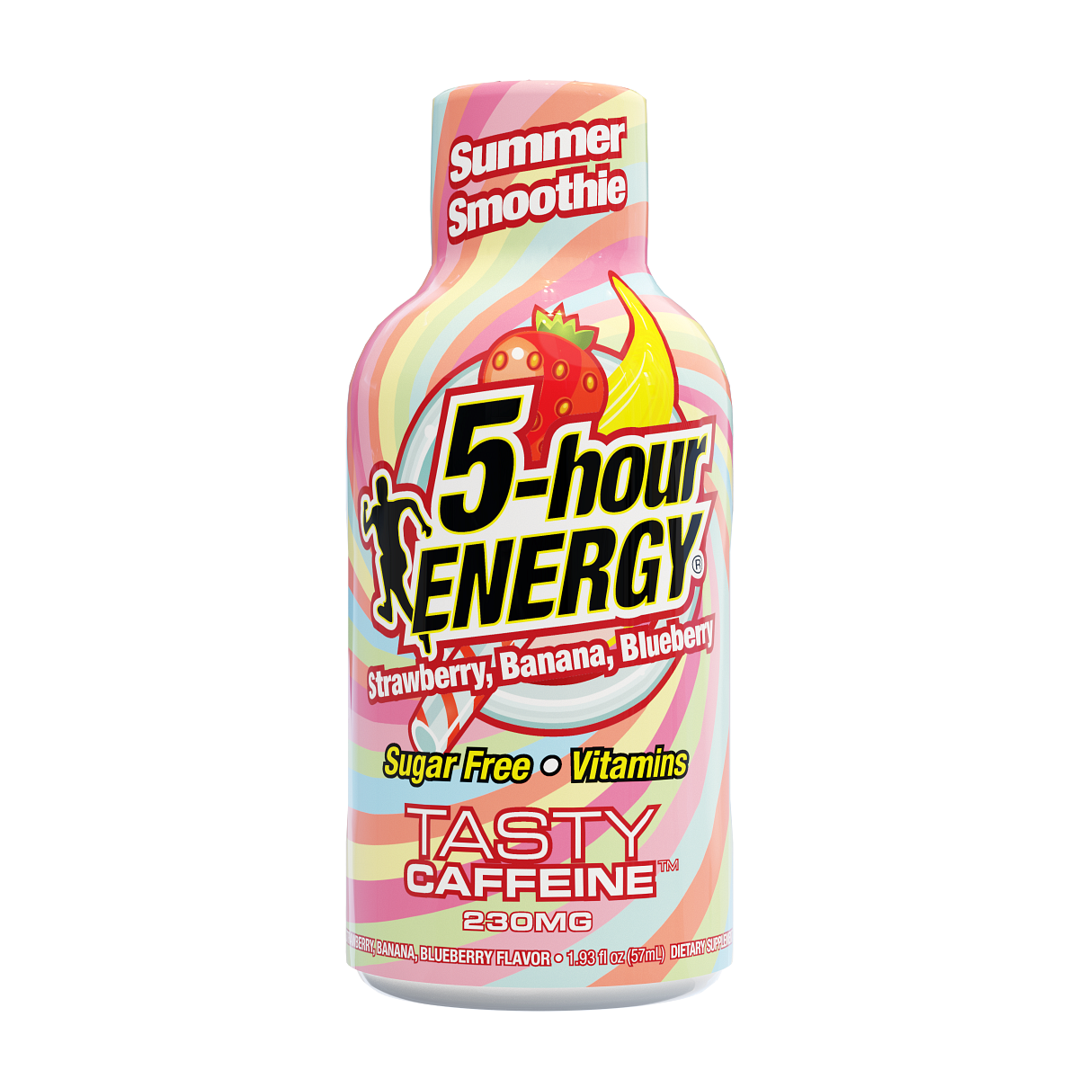 24 Pack 5-hour ENERGY Extra Strength Shots, Summer Smoothie Flavor, 1.93 Fl Oz