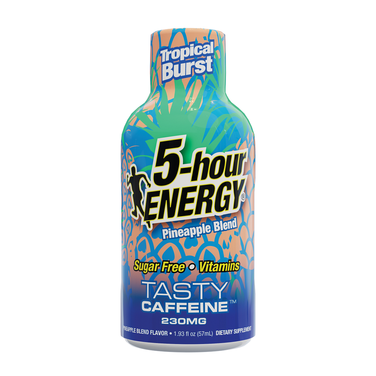 24 Pack 5-hour ENERGY Extra Strength Shots, Tropical Burst Flavor Flavor, 1.93 Fl Oz