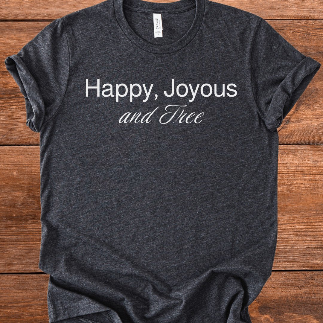 Vintage Blend Recovery T-Shirt | Inspiring Sobriety |  Happy, Joyous and Free